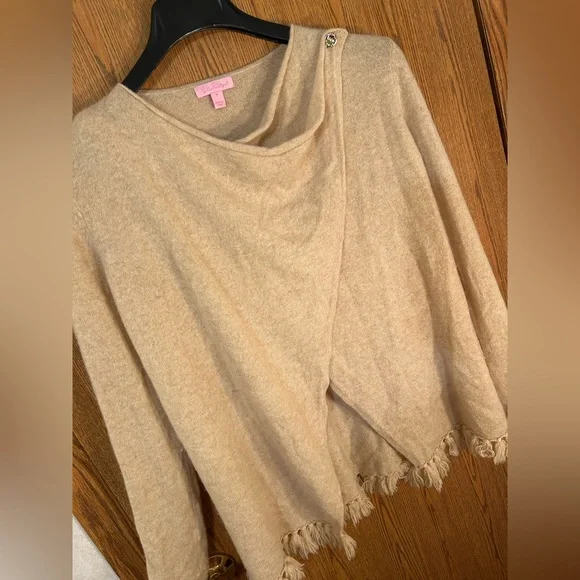Lilly Pulitzer Alina Cashmere Fringe Cardigan - Picture 1 of 8